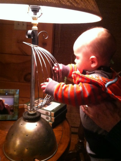 Samuel Hope Wells playing the .... Lamp by Susan Icove.